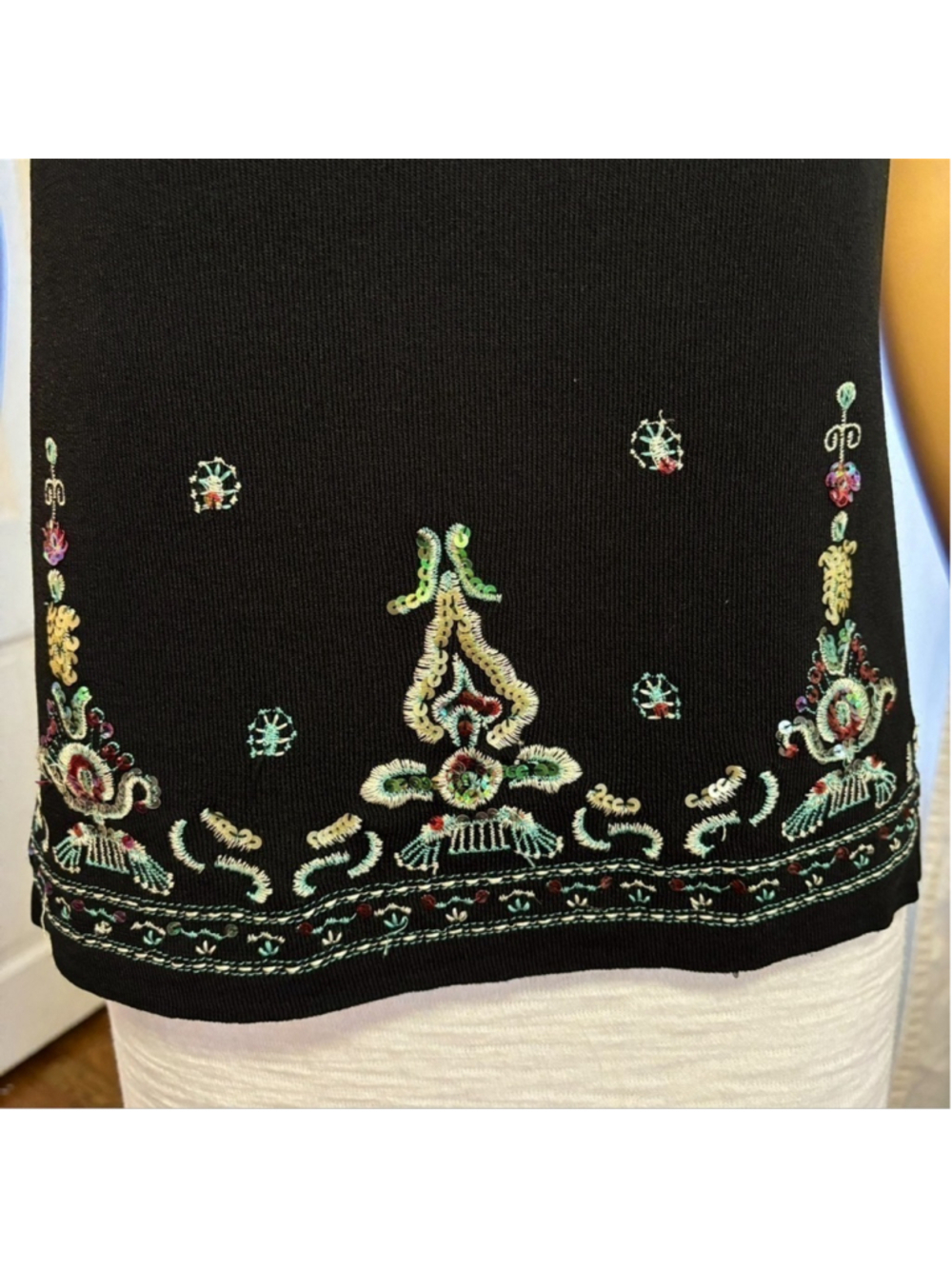 VINTAGE JOSEPH A INTRICATELY DESIGNED BLACK TOP RARE FIND CLASSICALLY DONE BLING - Picture 2 of 9